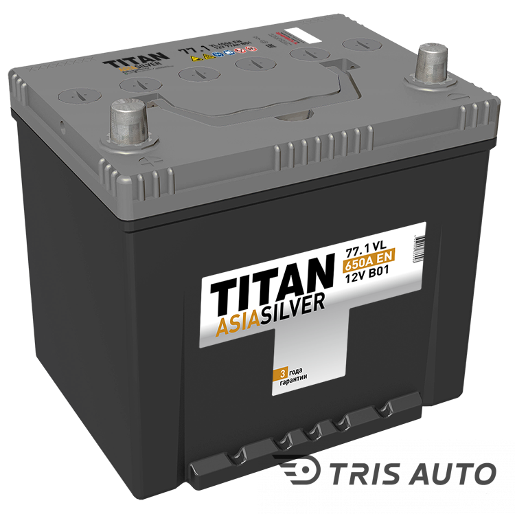 TITAN ASIA SILVER 77.1 A/h